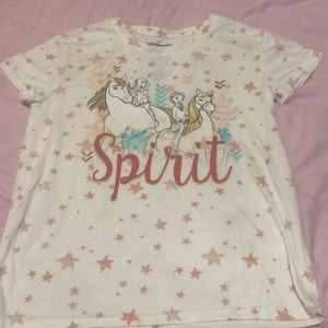 Girls Spirit Free Riding show loose short sleeve